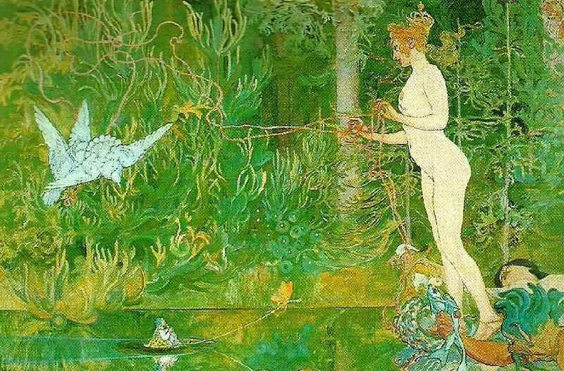 Carl Larsson venus och tummelisa china oil painting image